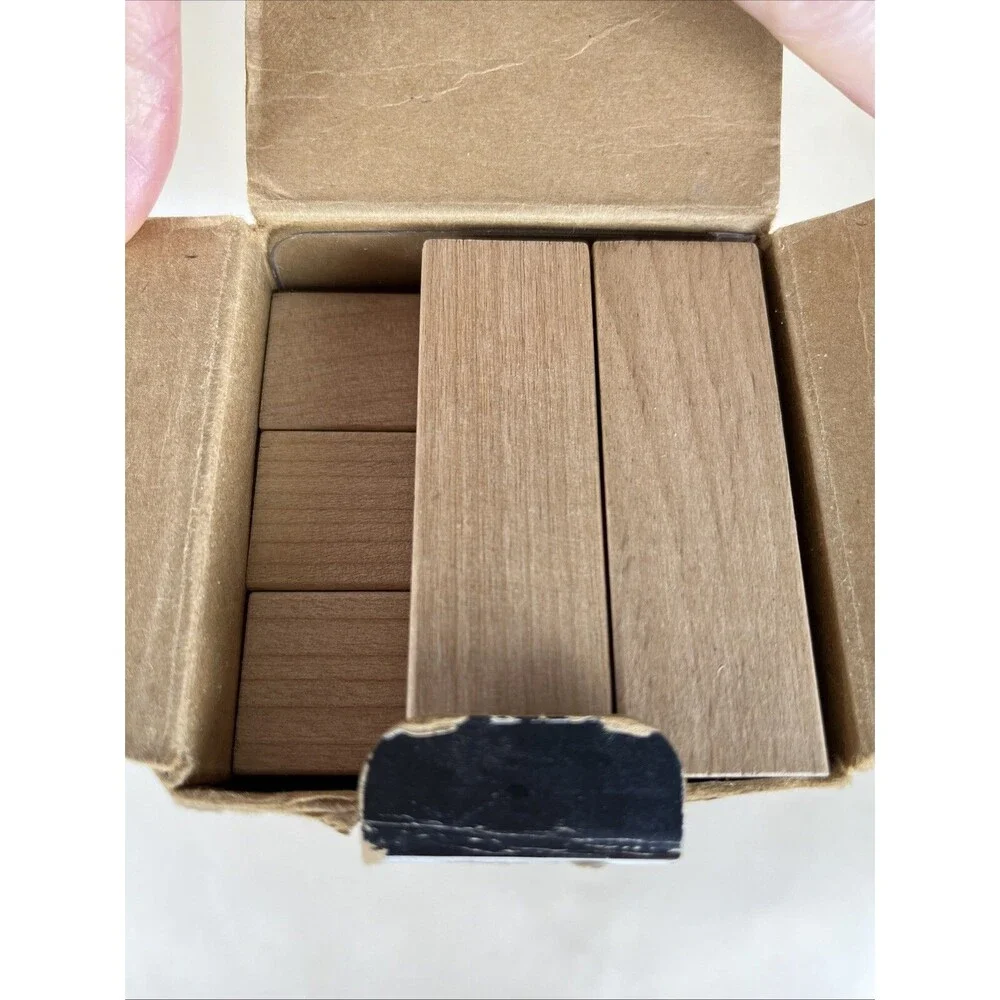 Vintage 1986 Jenga Block Game‎ In Original Box Milton Bradley Missing 1 Block